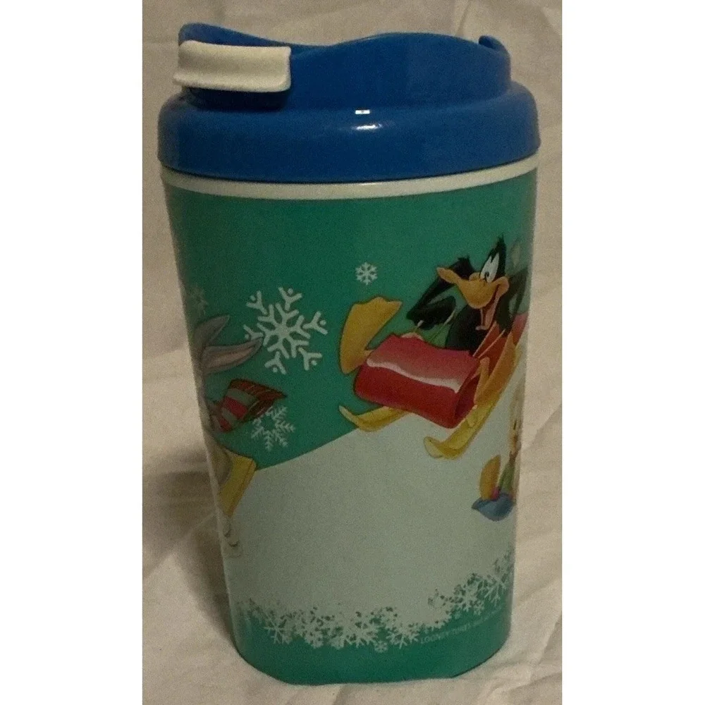 Zak! Sippy Cup Tumbler 12oz‎ Warner Brothers Looney Toons with Closing Lid